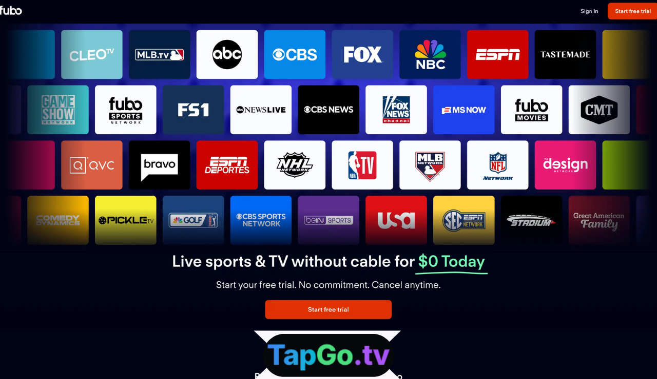 FuboTV live sports and TV streaming
