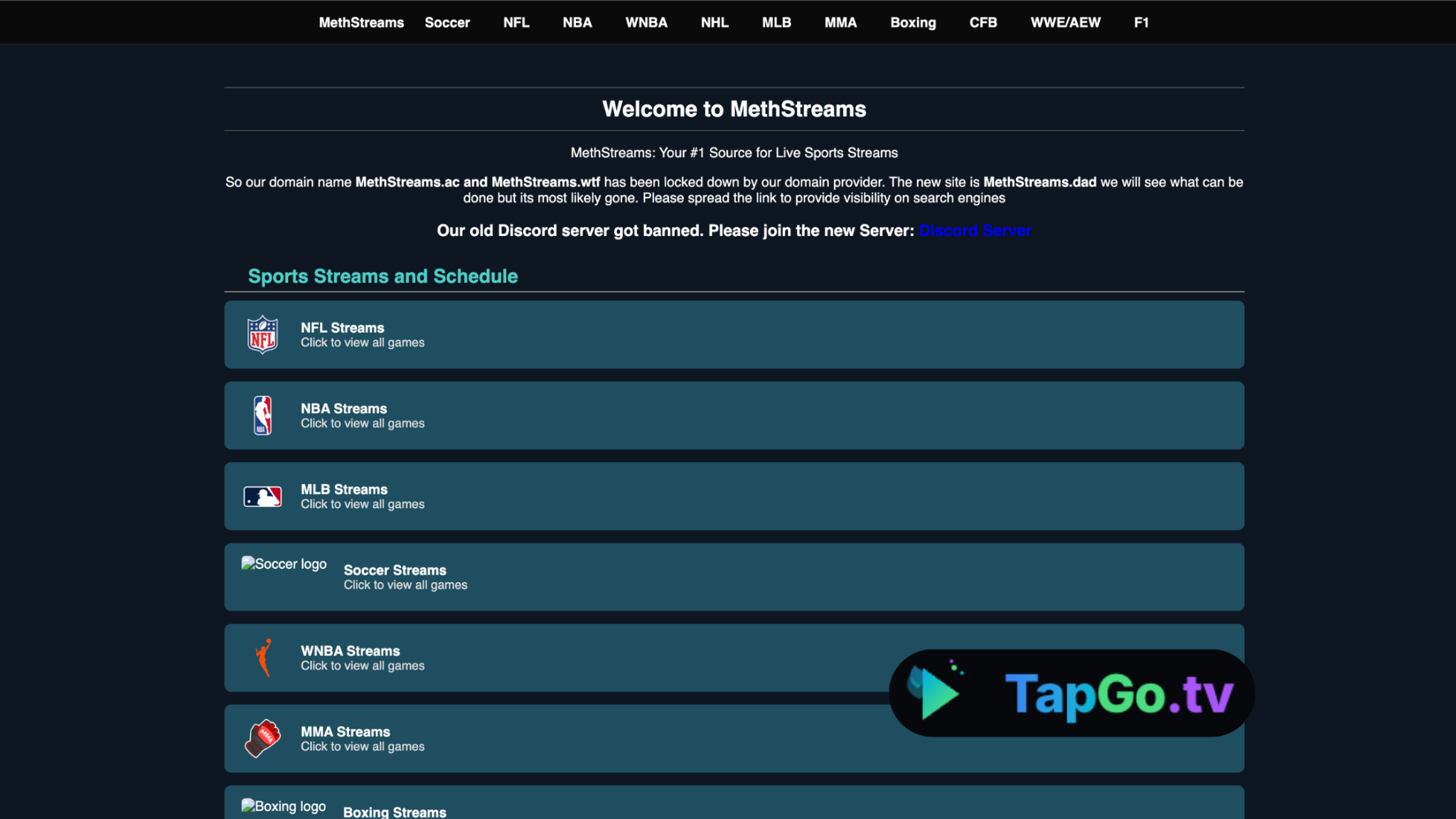 MethStreams - UFC and NFL Streaming